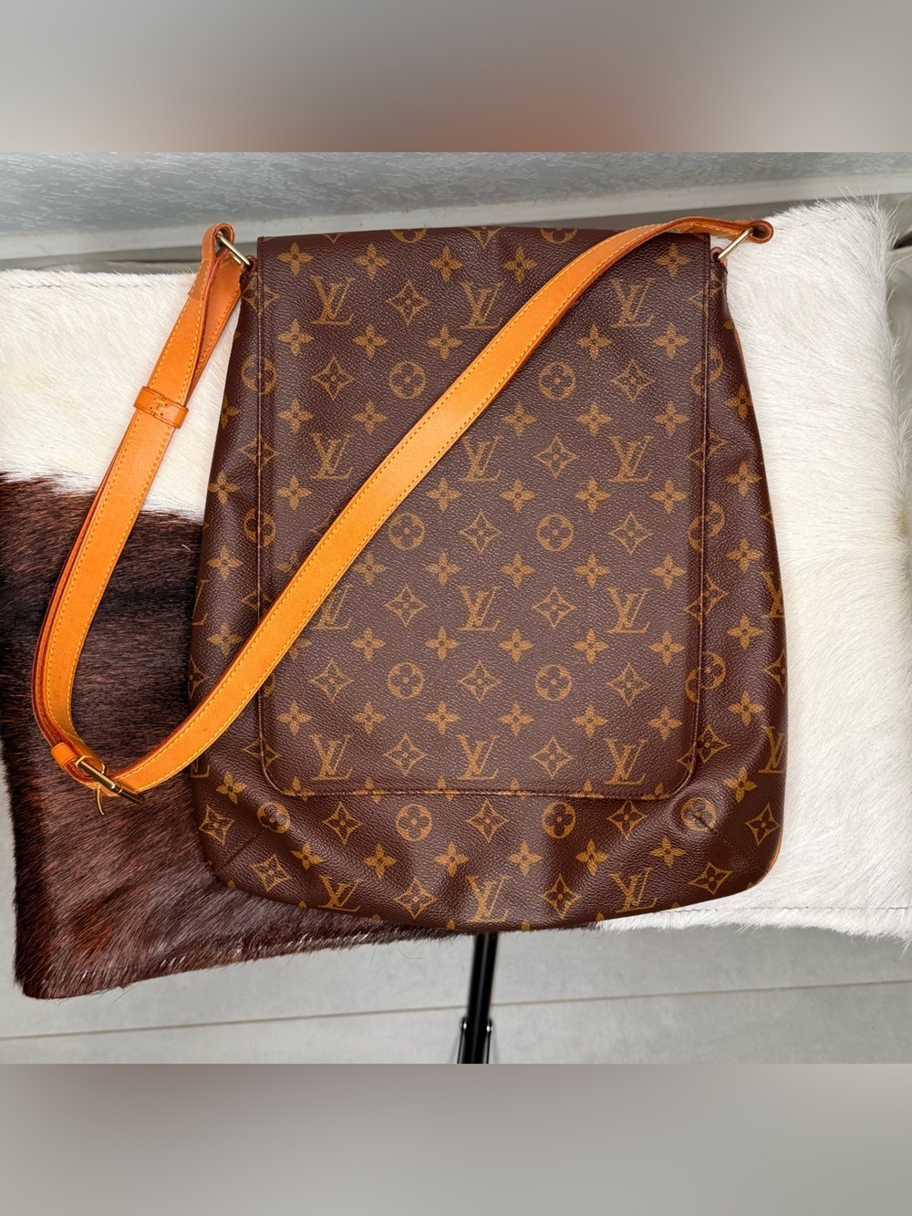 Louis Vuitton Musette Salsa GM Monogram Canvas Messenger Bag M51256 | AS0030